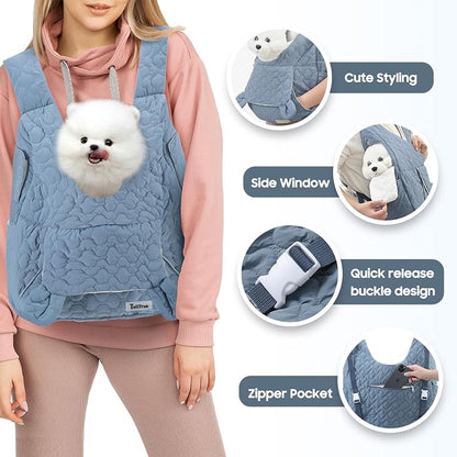 Pet Carrier Backpack, Adjustable Pet Front Cat Dog Carrier Backpack Travel Bag - Image 3