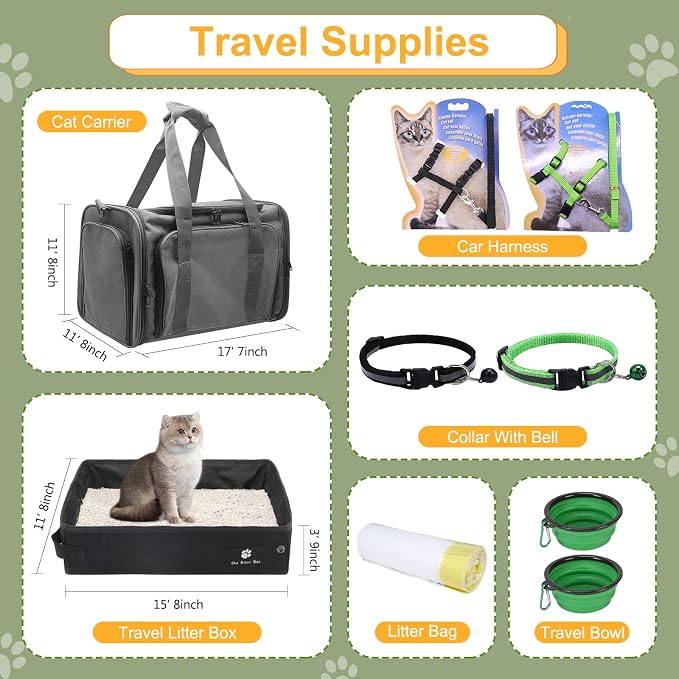 Cat Starter Kit 37pcs Essentials & Supplies Gift - Image 5