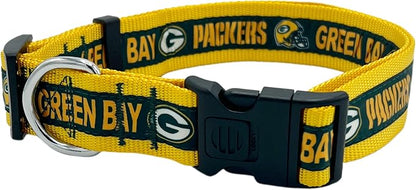 NFL PET Collar Green Bay Packers Dog Collar, X-Large Football Team Collar by PETSFIRST