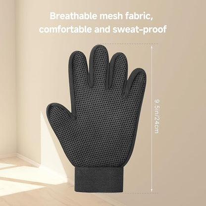 Pet Hair Removal Glove for Dogs & Cats, 2-in-1 Deshedding Brush & Massage Mitt - Image 4