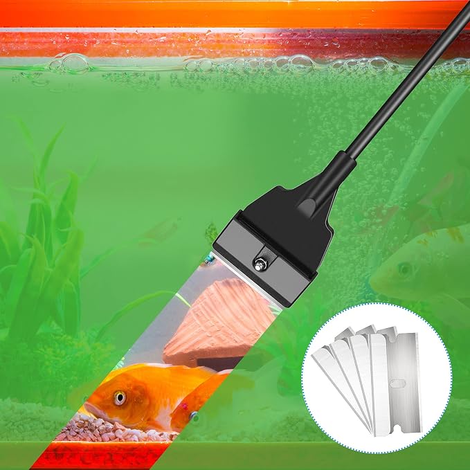 Honoson Aquarium Scraper 21.65 Aquariums Fish Tank Scraper Cleaner Tool Kit - Image 6