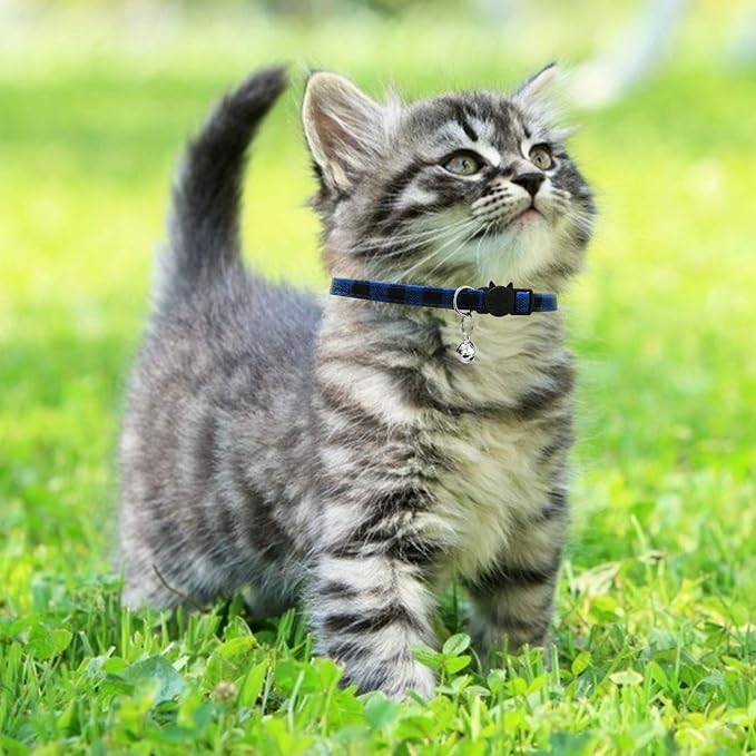MJIYA Stylish Plaid Cat Collars - Image 6