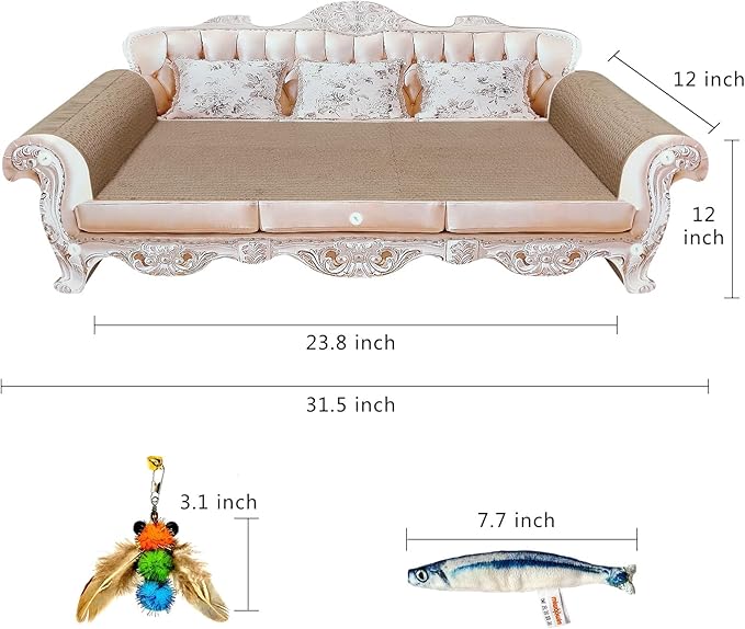 Extra Large Sofa Shaped Cat Scratcher Bed - Image 2