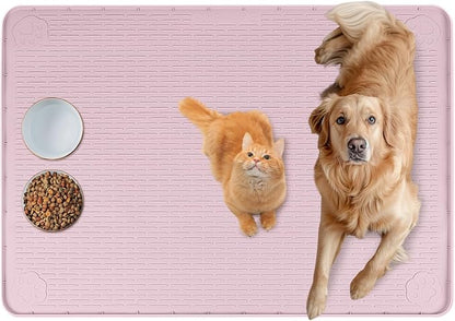 Cat Food Mat, Floor Protection by Bartuke