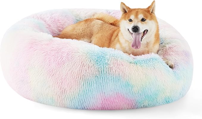 Bedsure Calming Dog Bed for Medium Dogs by BEDSURE