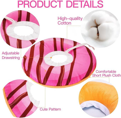 Cat Cone Collar Soft, Cute Cat Donut Collar After Surgery, Adjustable Kitten - Image 5