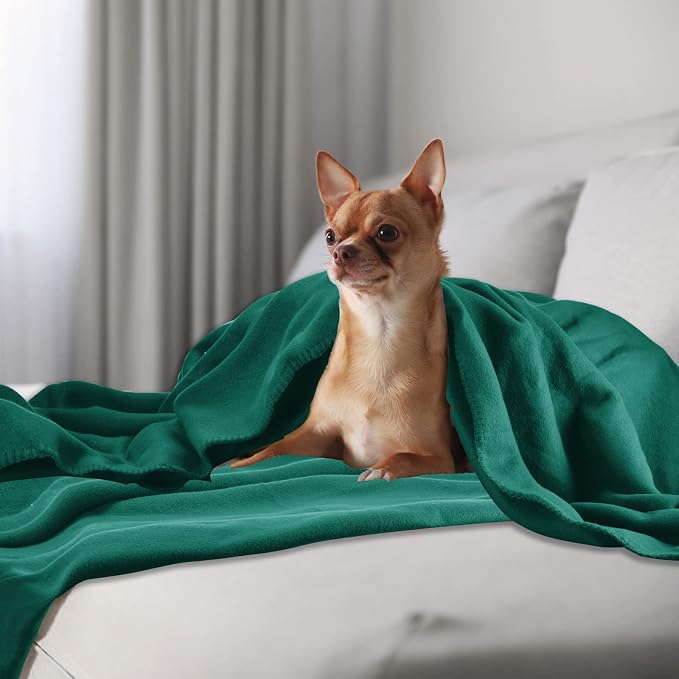 Fleece Throw Blanket Bulk Fleece Blankets Solid Lightweight Warm Soft Cozy - Image 5