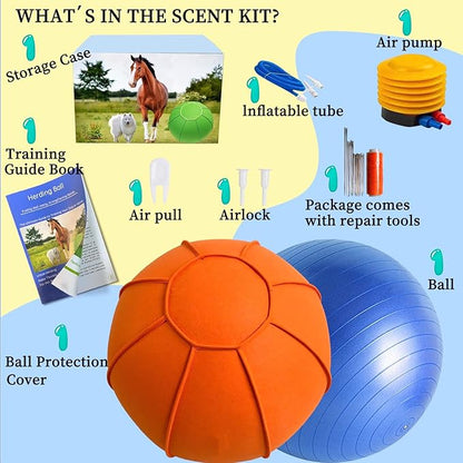 Herding Ball for Dogs, Dual Layered Herding Dog Ball Set for Australian Shepherd - Image 4