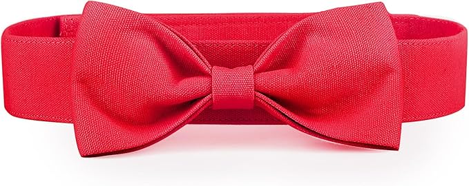 Segarty Dog Bowties for Extra Large Dogs Neck Girth 16.5-21.3in, Adjustable Red by Segarty