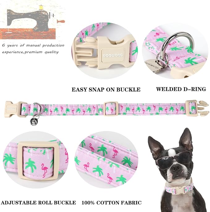 DOGWONG Cotton Dog Collar - Image 2