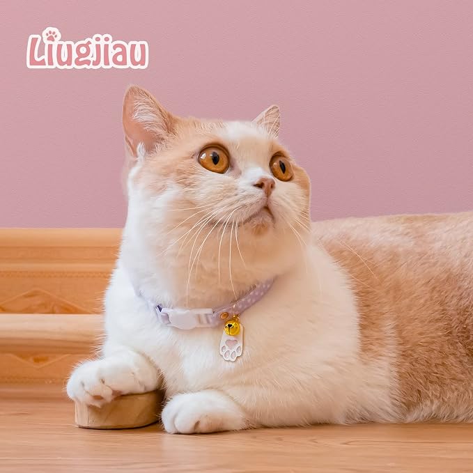 2 Pack Cotton Breakaway Cat Collar - Image 5