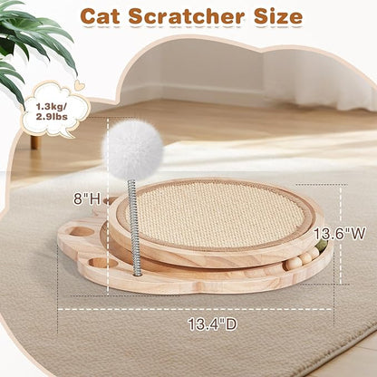Cat Scratcher-Cat Interactive Toys, Ball Track Toy - Image 5