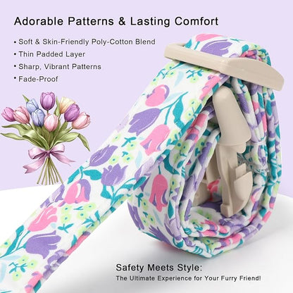 Floral Dog Collar for Large Dogs - Image 4