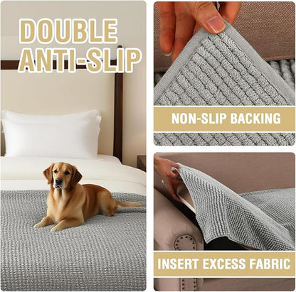 H.VERSAILTEX Plush Chenille Couch Cover - Image 5