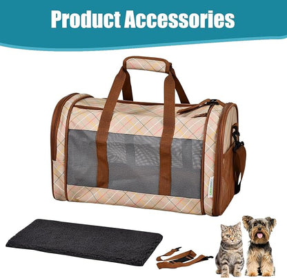 Soft-Sided Kennel Pet Carrier for Small Dogs, Airline Approved Cat Carriers Dog - Image 6