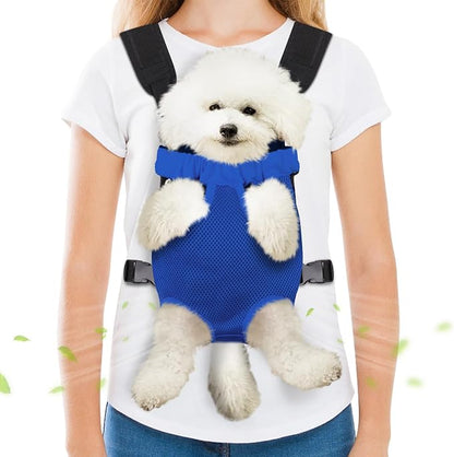 Pet Carrier Backpack, Hands-Free Adjustable Dog Front Carrier Legs Out & by Hpetppy