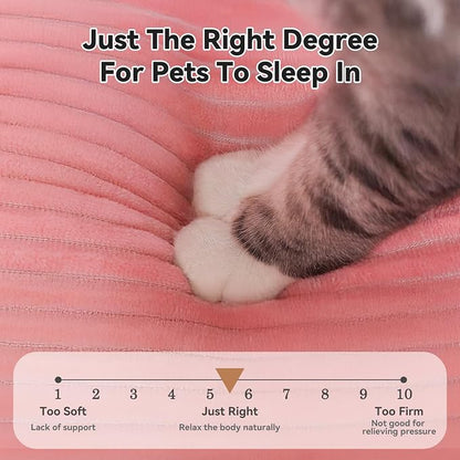 Cat Dog Bed for Pets, Rectangle Pet Bed Gift for Puppy and Kitten, Machine - Image 4