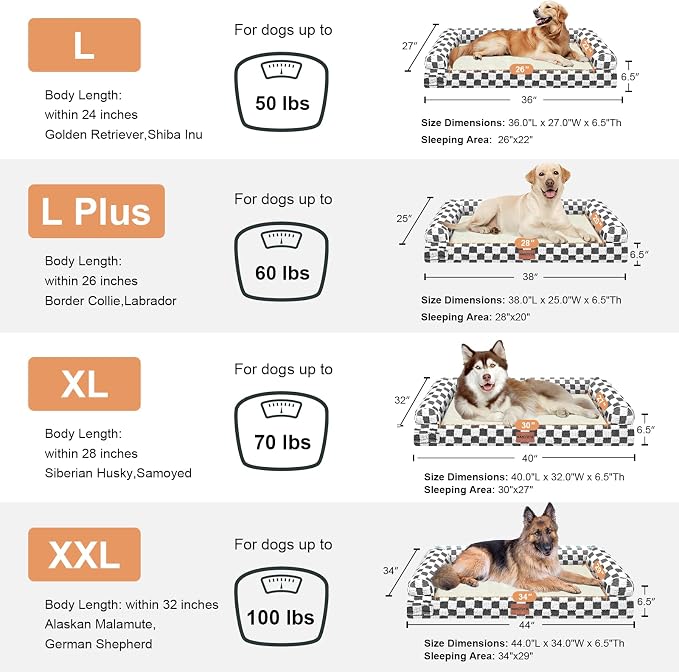 Large Dog Bed Orthopedic Washable: Beds Bolster XXL Bed Big XLarge Dogs Egg - Image 7