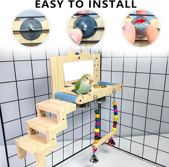 kathson Bird Perches Cage Toys - Image 6