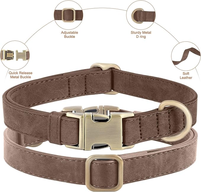 Genuine Leather Dog Collar - Image 2