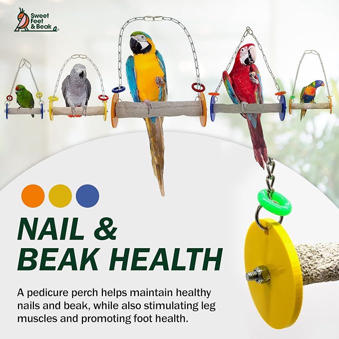 Sweet Feet and Beak Roll Bird Swing - Image 5