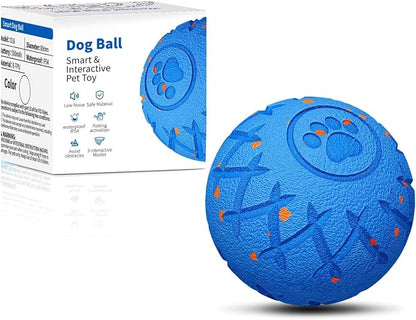 Interactive Dog Ball, Automatic Moving, Bouncing and Rotating, Silent Foam by XINGZUAN