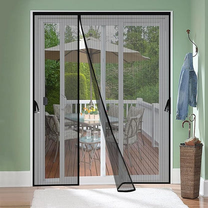 Reversible Left Right Side Opening Magnetic Screen Door by Iduontis