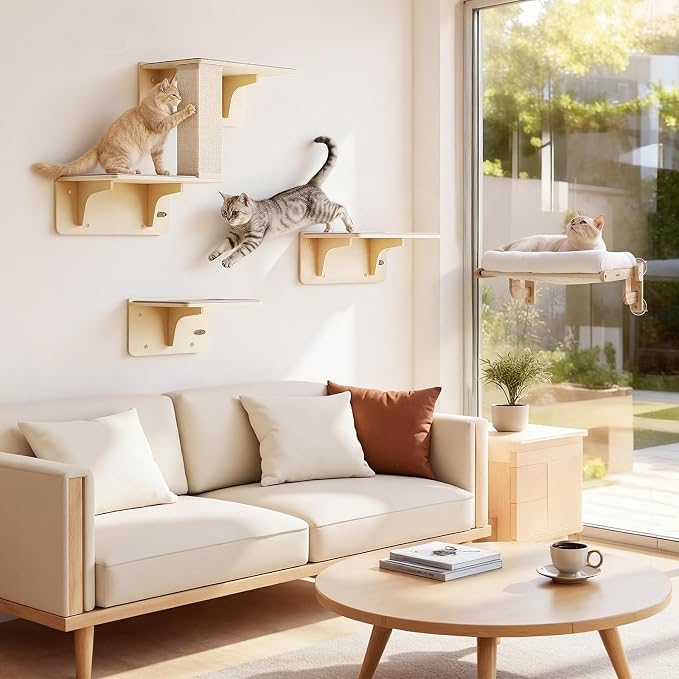 Pecute Foldable Cat Window Perch, Cloud-Soft Cat Bed - Image 8
