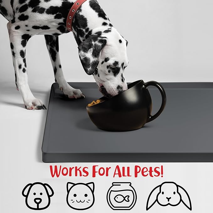 DogBuddy Dog Food Mat – Waterproof Dog Bowl Mat - Image 4