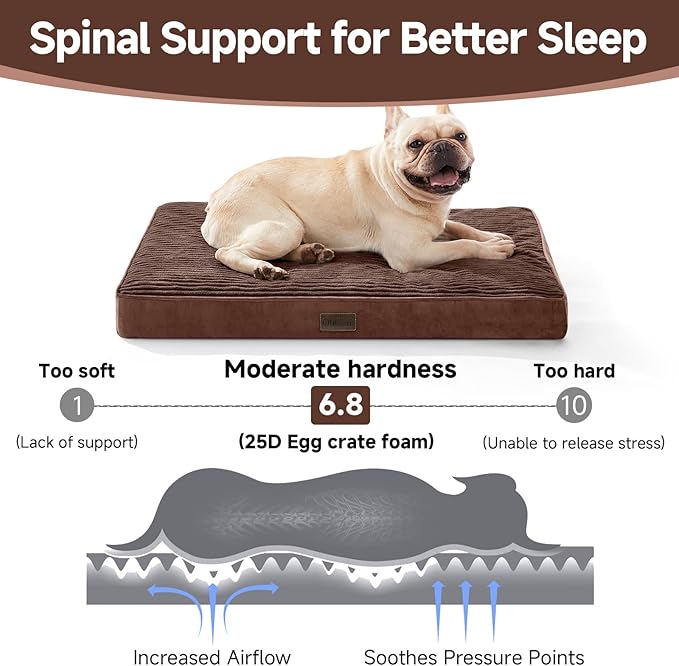 OhGeni Orthopedic Waterproof Top Surface & Machine Washable Dog Bed - Image 3