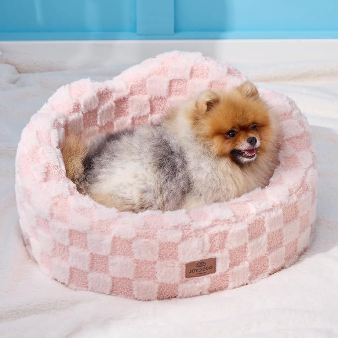 Joydeco Cloud Dog Bed for Small Dogs & Cats, Washable Pet Bed by JOYDECO