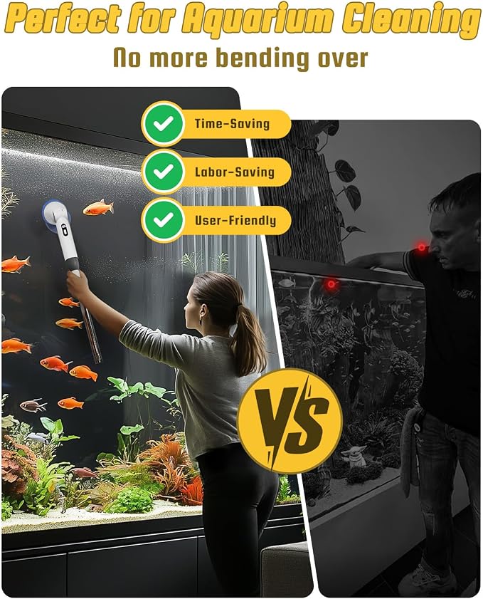 fishkeeper 8-in-1 Electric Aquarium Cleaning Brush - Image 7