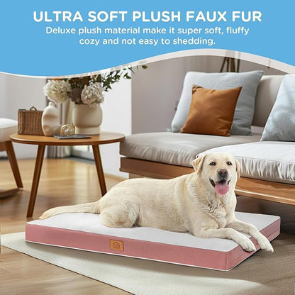 Orthopedic Dog Bed for Extra Large Dogs, Jumbo Waterproof Deluxe Plush Dog - Image 4