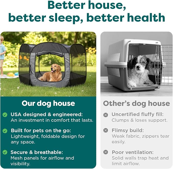 FurHaven Portable Pet Playpen for Dogs & Cats, Foldable Indoor Kitten Playpen - Image 7