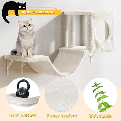 NUNU LAB Wall Mounted Cat Furniture Set - Image 4