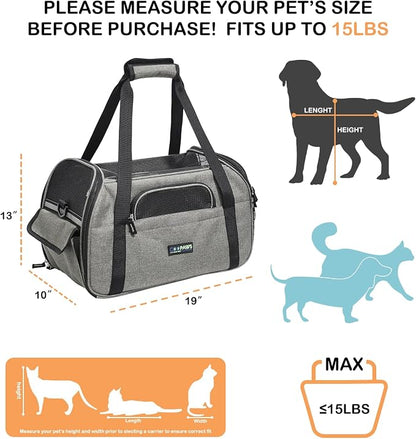 JESPET Soft-Sided Kennel Pet Carrier - Image 2