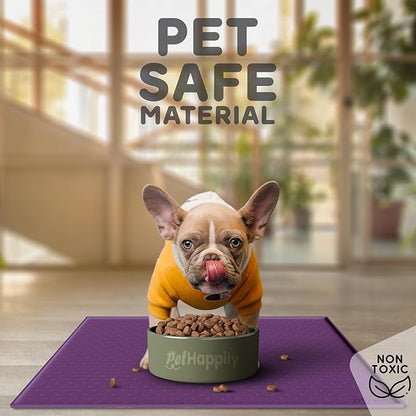 Dog Food Mat - Raised Edges Dogs Mat - Image 3