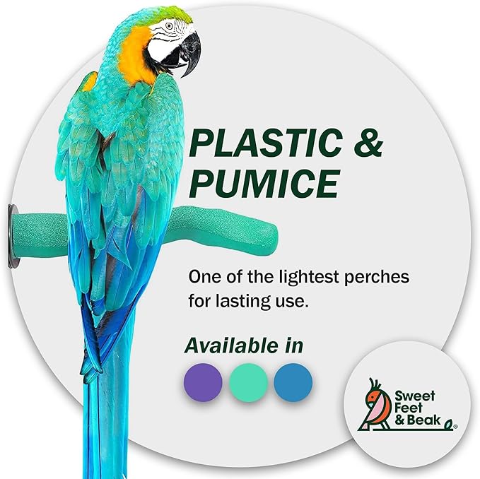 Sweet Feet & Beak Safety Pumice Bird Perch, X-Small 1/2" X 6" - Image 5