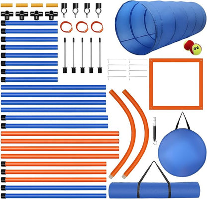 Dog Agility Training Equipment, 60-Piece Dog Obstacle Course Training Starter - Image 8