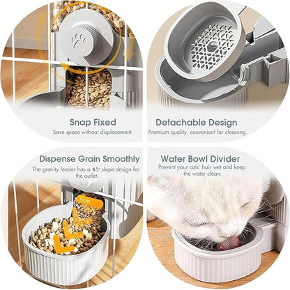Yummy Sam Hanging Cage Automatic Small Pet Food Bowl Water Bottle Dispenser - Image 6