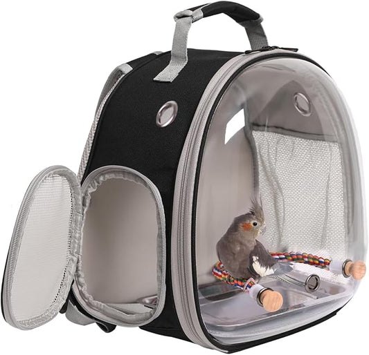 Small Bird Travel Backpack Carrier Cage, Backpack to Transport Backpack Carrier by halinfer