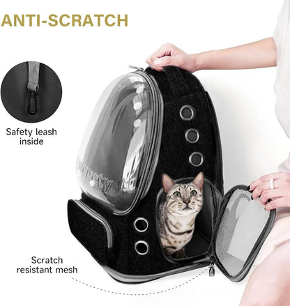 Cat Backpack Carrier, Breathable Cat Carrier Large Space Bubble Pet Backpack - Image 4
