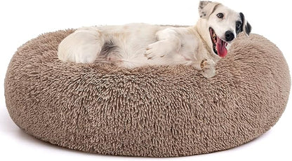 MIXJOY Orthopedic Dog Bed Comfortable Donut Cuddler Round Pet Beds Ultra Soft by MIXJOY