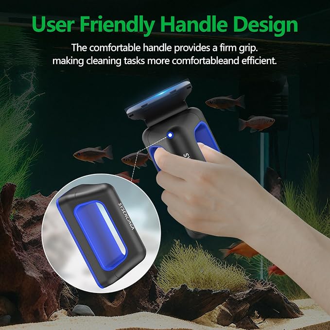 Aquarium Magnet Glass Cleaner, Double-Sided Detachable & Floating Algae Scraper - Image 7