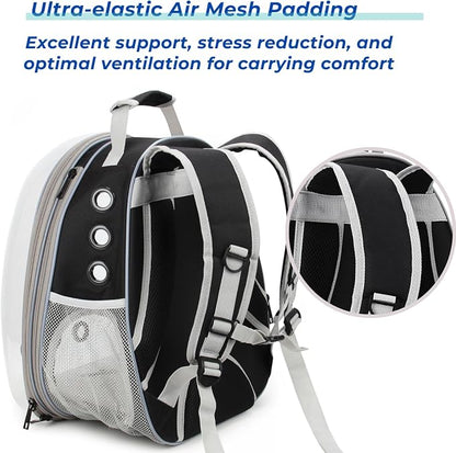 Lollimeow Cat Carrier Backpack, Expandable Bubble Pet Carrier - Image 5