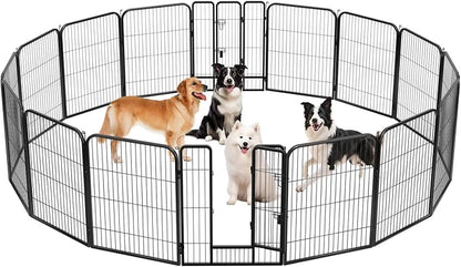 BestPet Indoor Dog Playpen, 40inch 16 Panels Dog Pen Fence Outdoor Pet Playpen by BestPet