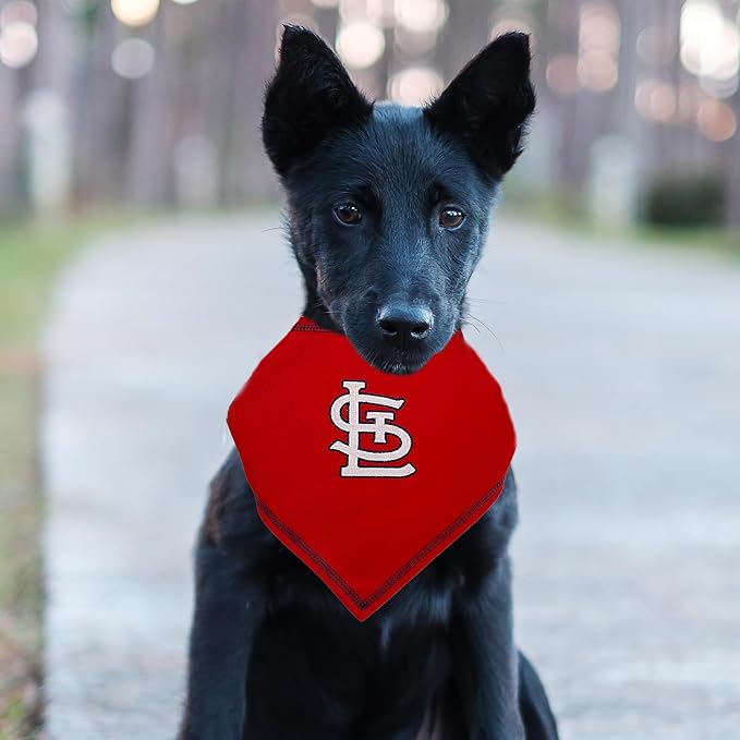 Pets First MLB ST. Louis Cardinals TIE Bandana, Large/X-Large. Dog Bandana - Image 3