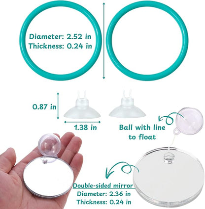 2 pcs Betta Ring Enrichment Toys - Image 2