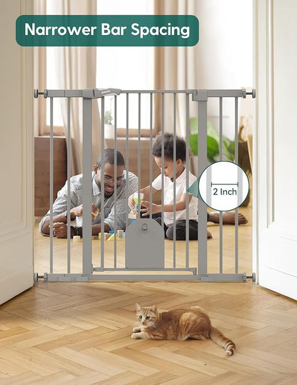 Babelio 36" Tall Auto Close Baby Gate - Image 5