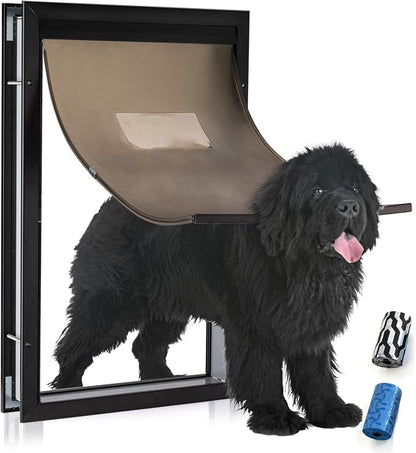 Dog Door Aluminum Pet Door by GiveYourPetASafeHome